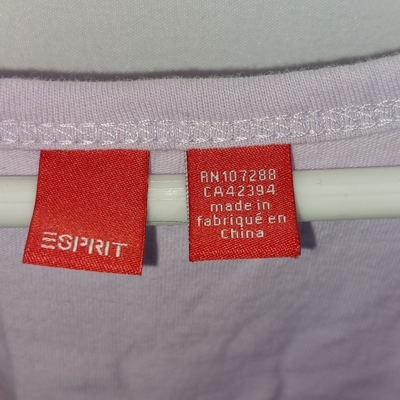 Women's Spirit Lavender Ruffled Top Size Small - Picture 3 of 4